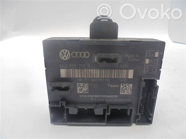 Audi A4 S4 B8 8K Centralina/modulo chiusura centralizzata portiere