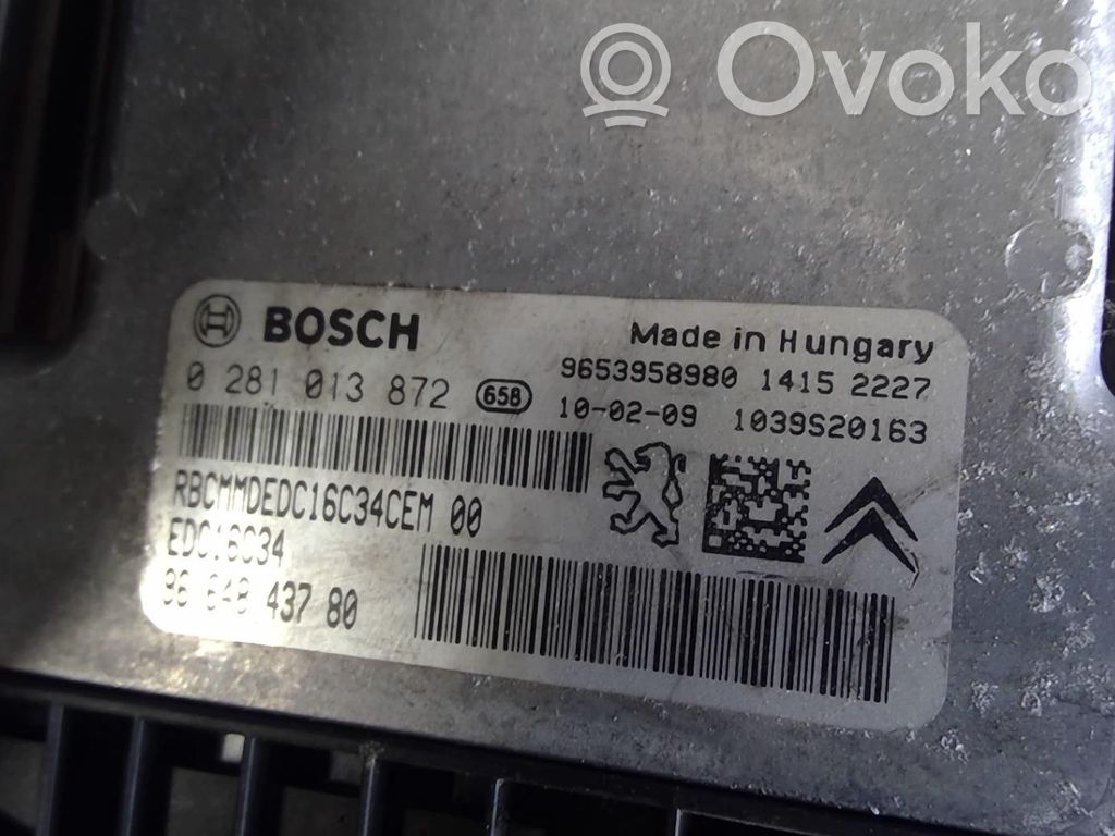 Citroen C3 Engine control unit/module 
