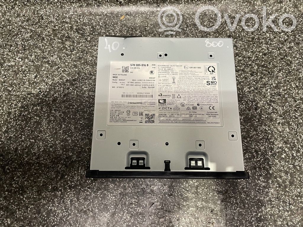 Skoda Superb B8 (3V) Mapy do nawigacji CD/DVD 