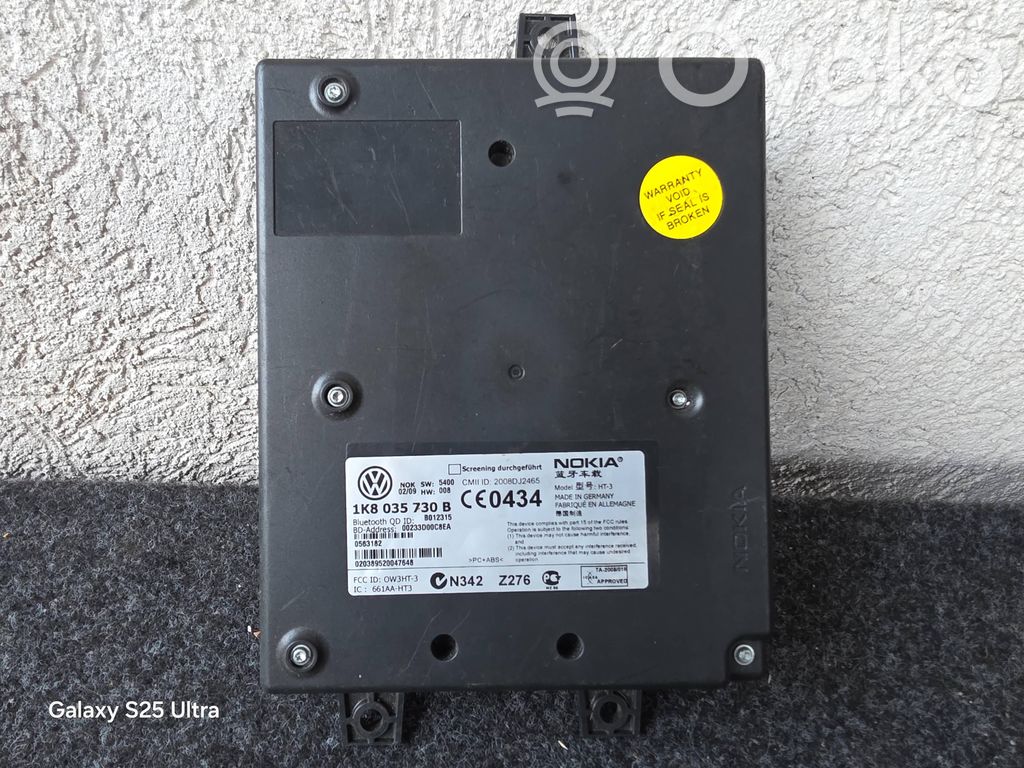 Bluetooth control unit module   1K8035730B