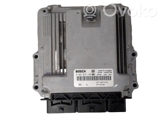 Renault Clio IV Engine control unit/module ECU 