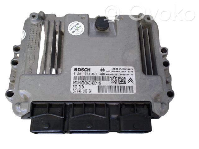 Engine control unit/module ECU   1943F6,1943F6,EDC16C34PSA