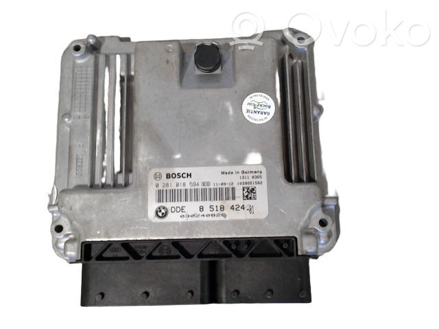 BMW 1 F20 F21 Unité de commande, module ECU de moteur 