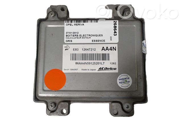 Opel Meriva B Galios (ECU) modulis 