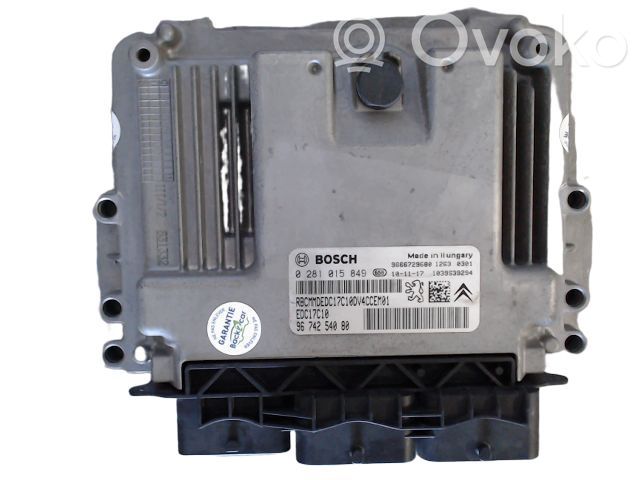Peugeot 207 Engine control unit/module ECU 