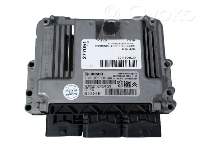 Engine control unit/module ECU   194489,194489,EDC17C10PSA