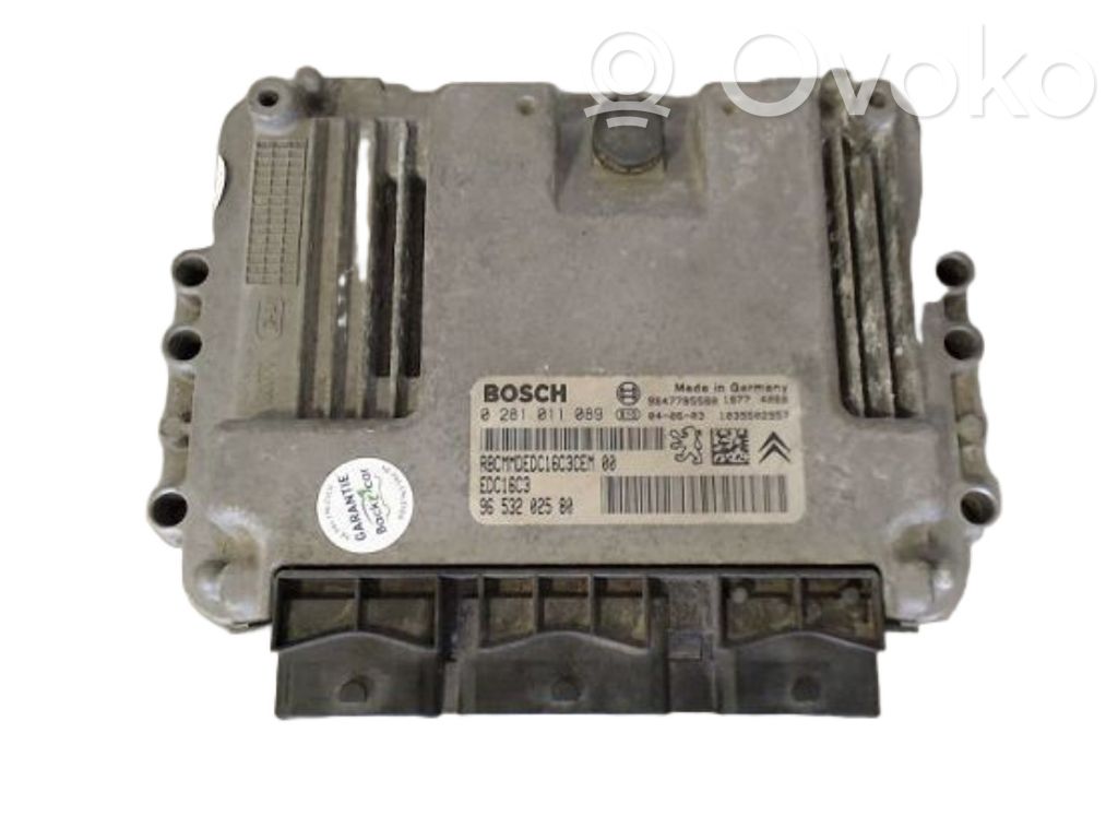 Peugeot 206 CC Komputer / Sterownik ECU silnika