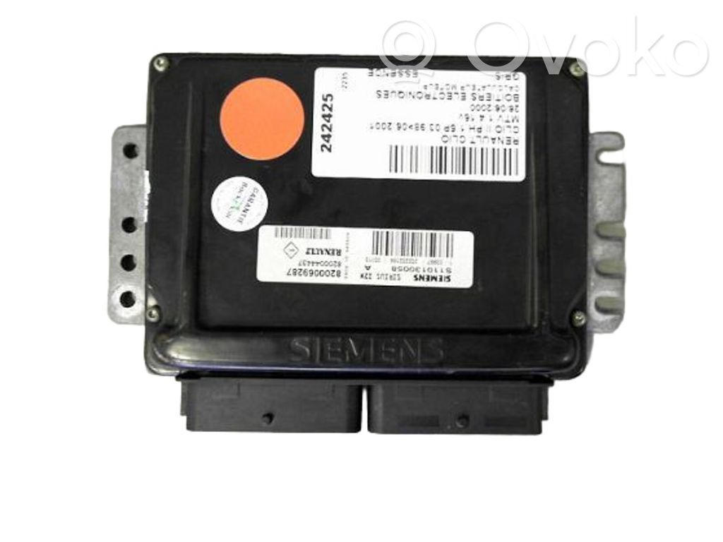 Renault Clio II Unidad de control/módulo ECU del motor 