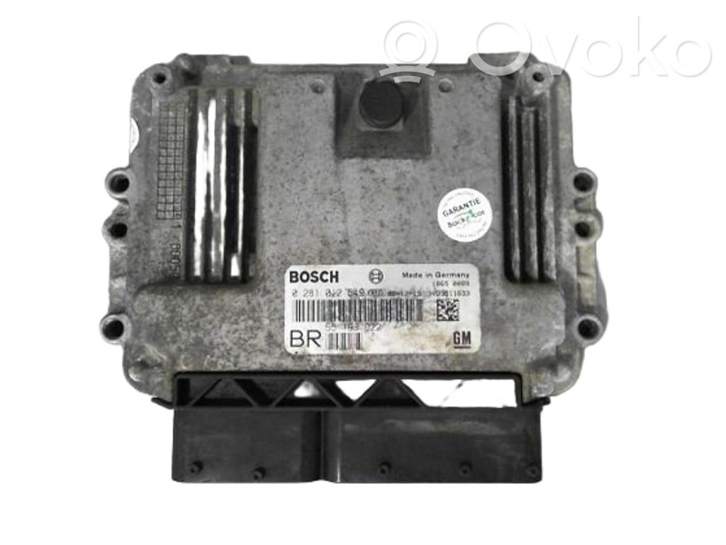 Opel Zafira B Unitate control motor/modul ECU 