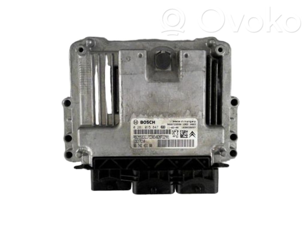 Peugeot 207 Centralina/modulo motore ECU 