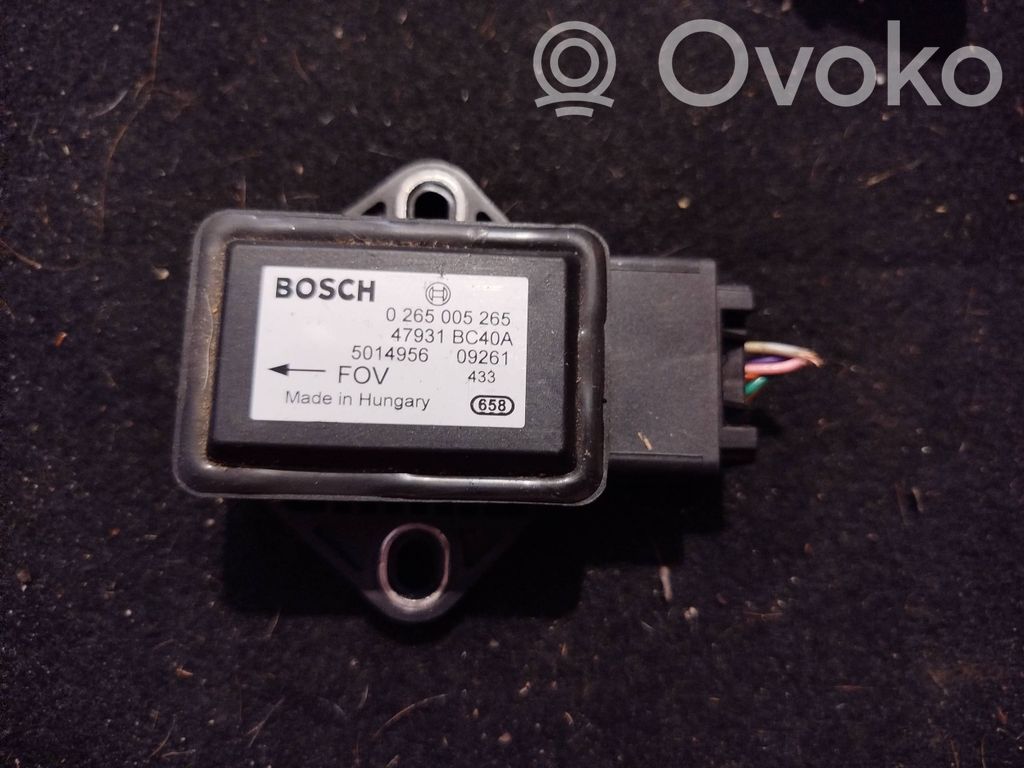 Nissan Note (E11) Sensore di imbardata accelerazione ESP 