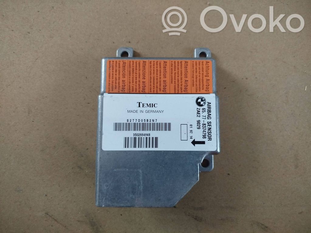 Airbag control unit/module   65778374798,8374798