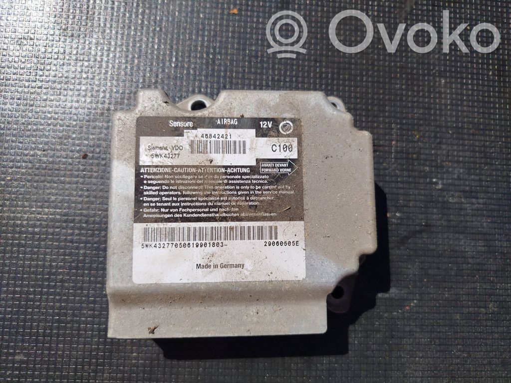 Alfa Romeo 147 Unidad de control/módulo del Airbag 