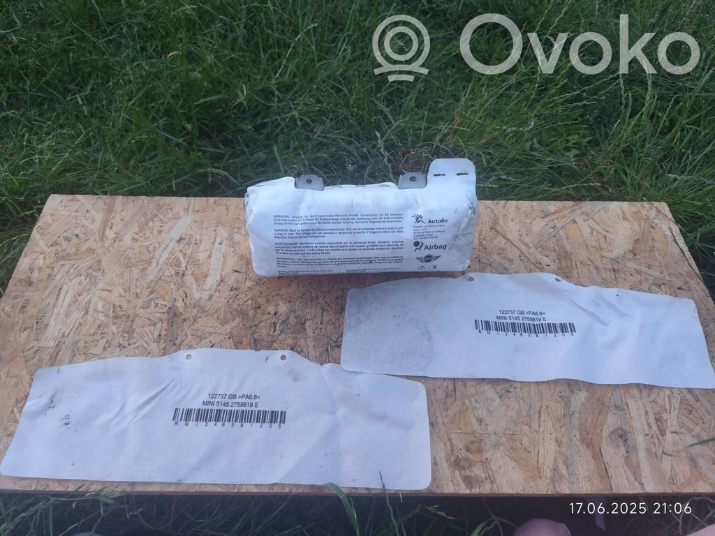Mini Cooper Countryman R60 Poduszka powietrzna Airbag pasażera 