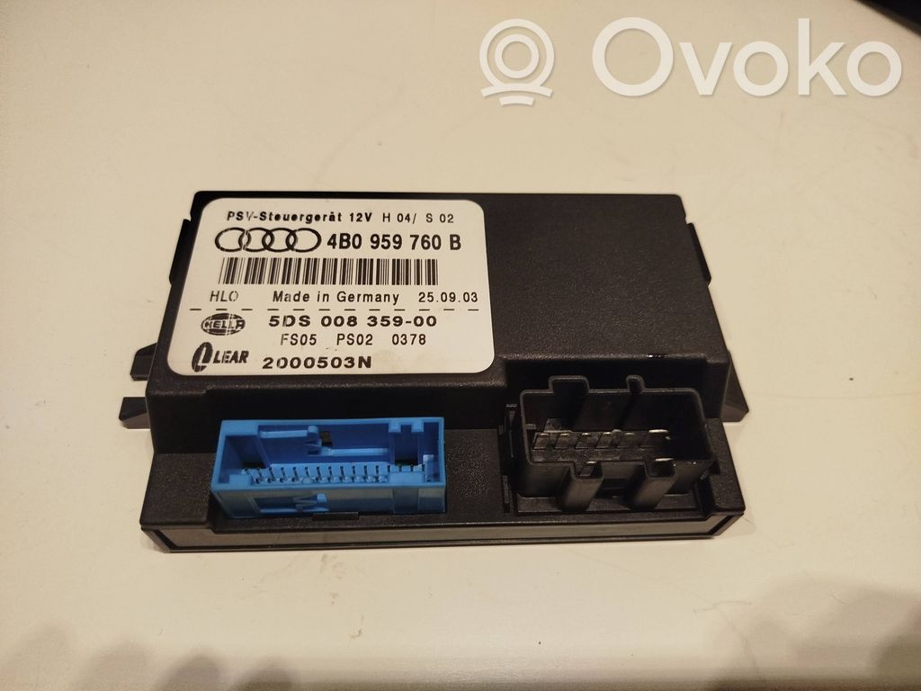 Audi A6 S6 C5 4B Module de commande de siège 