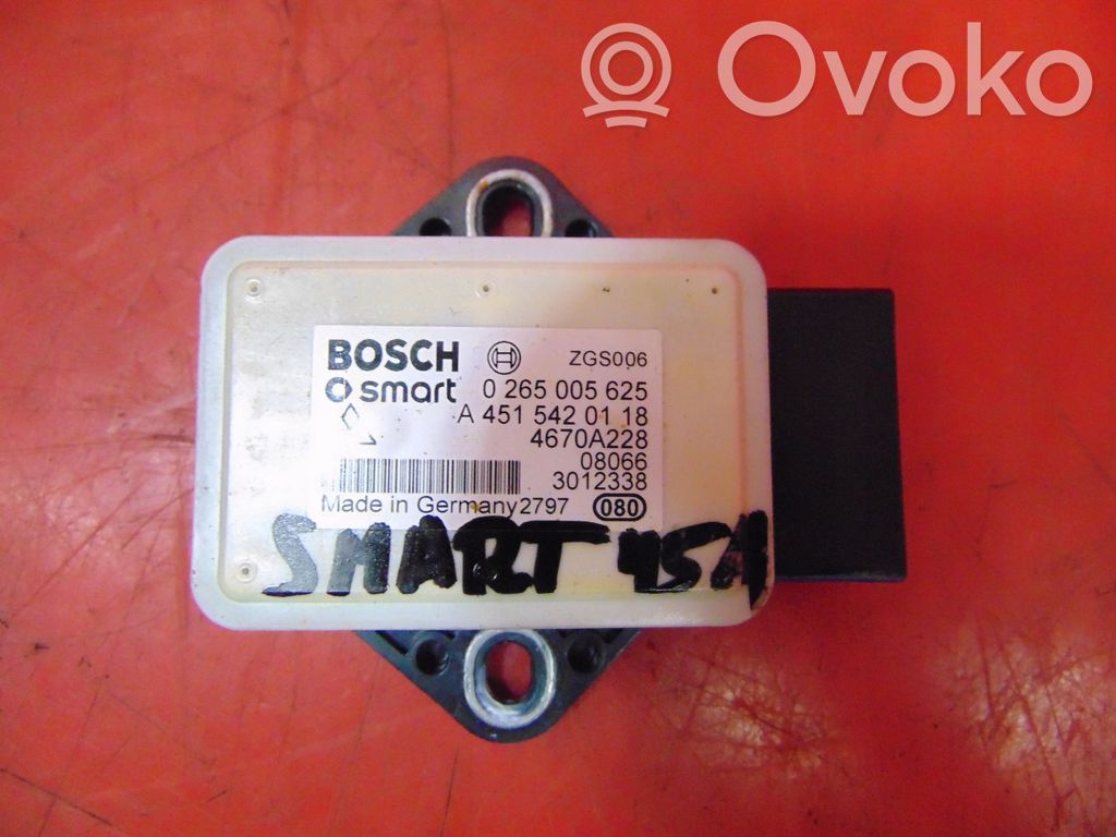 Smart ForTwo II Capteur ESP 