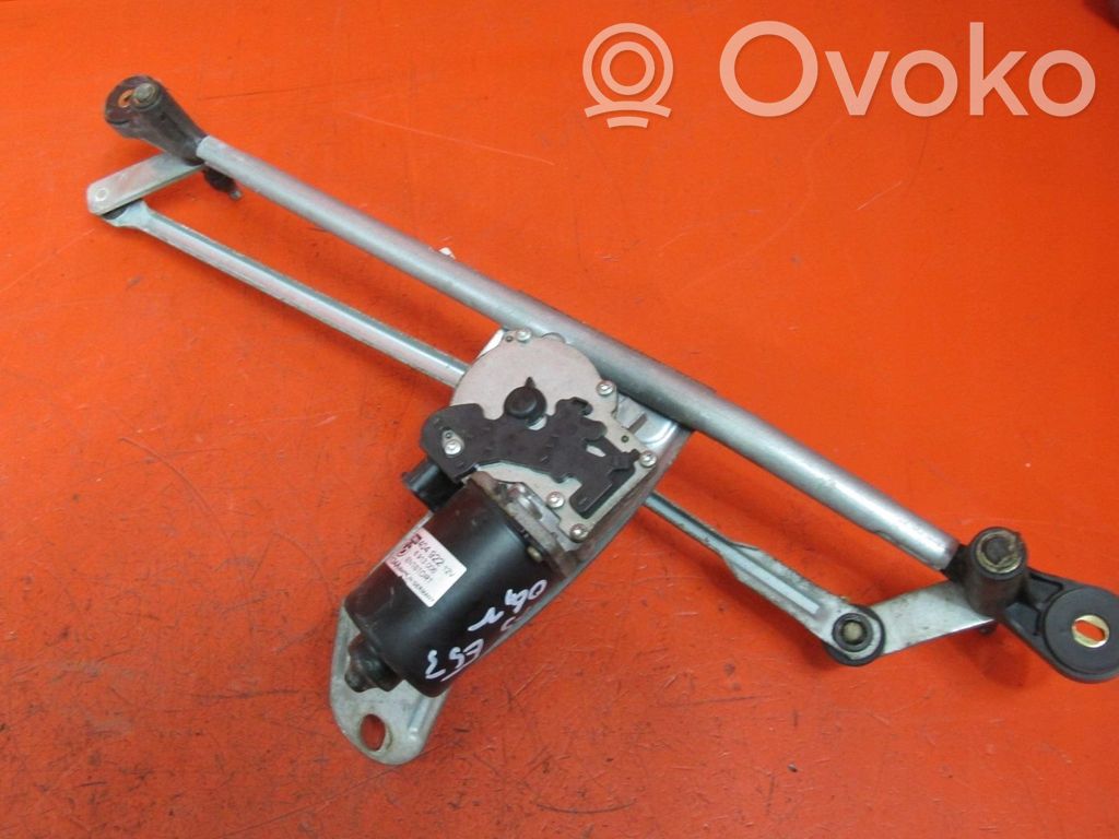 BMW X5 E53 Motor y varillaje del limpiaparabrisas delantero 