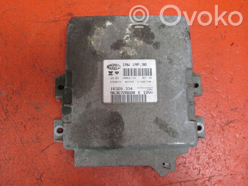 Peugeot 206 Engine control unit/module 