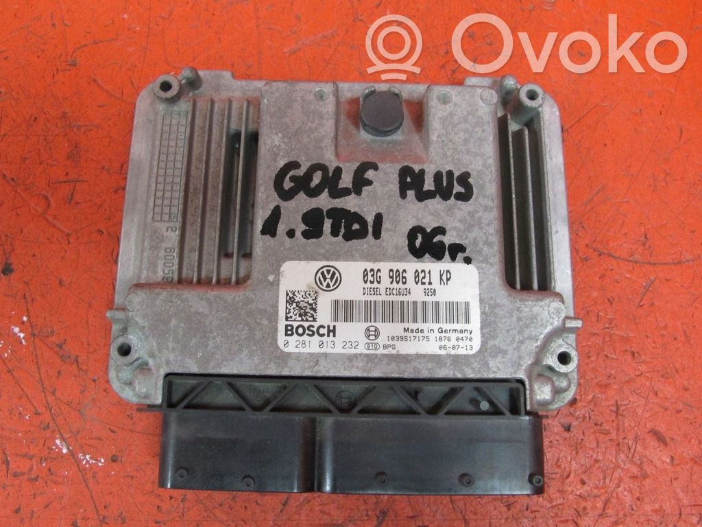 Volkswagen Golf Plus Engine control unit/module 