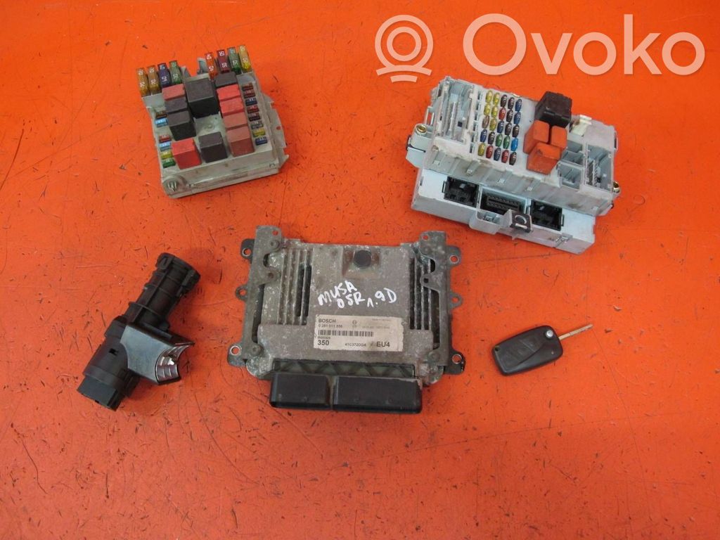 Lancia Musa Engine ECU kit and lock set 