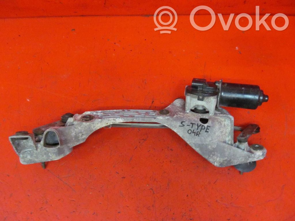 Jaguar S-Type Wischergestänge Wischermotor vorne 