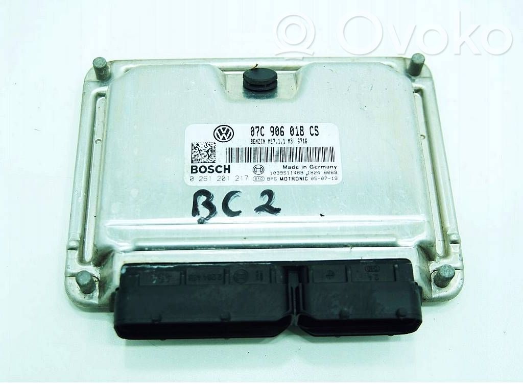 Galios (ECU) modulis   07C906018CS,0261201217,1039S11489