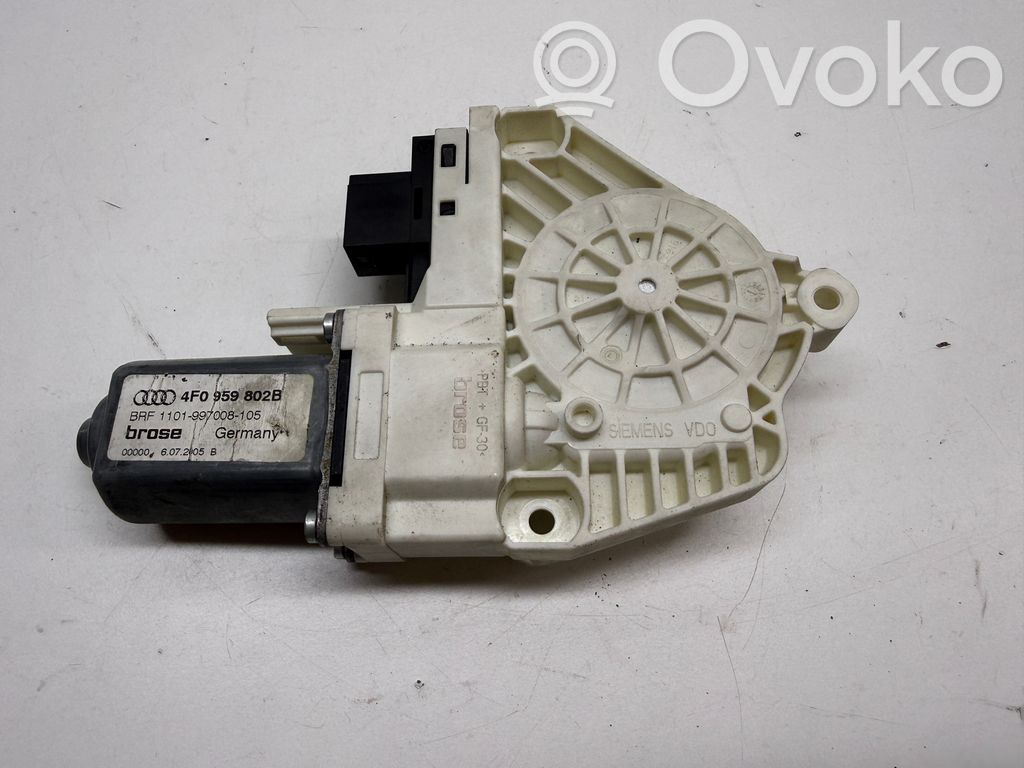 Audi A6 S6 C6 4F Silnik regulatora szyby drzwi przednich 