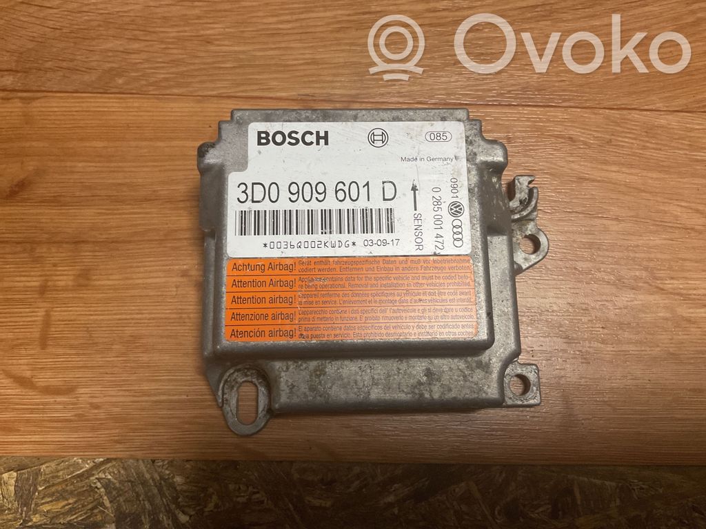 Volkswagen Touareg I Airbag control unit/module 