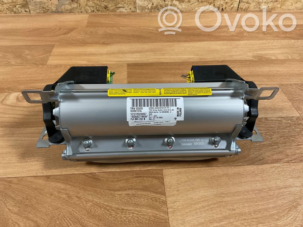 Poduszka powietrzna Airbag pasażera   7L0880202B,30356127A,7L0880203B