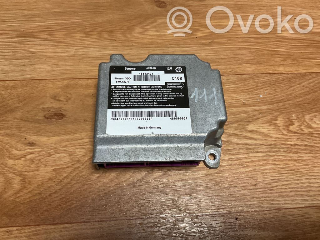 Alfa Romeo 147 Unidad de control/módulo del Airbag 