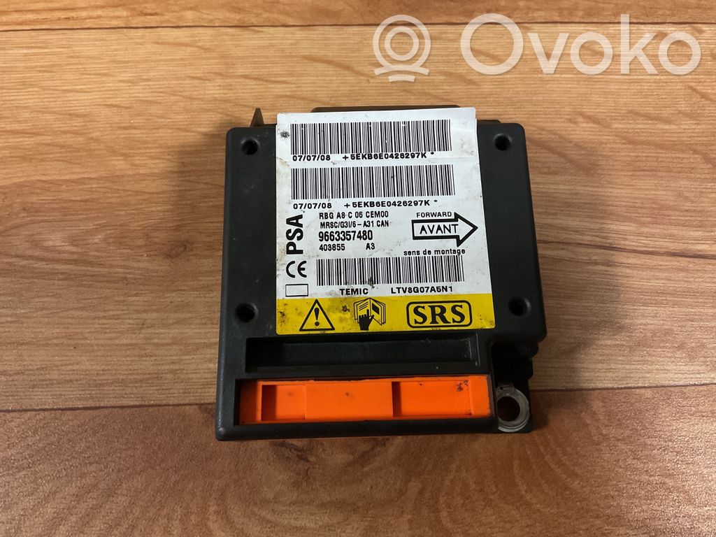 Citroen C3 Airbag control unit/module 