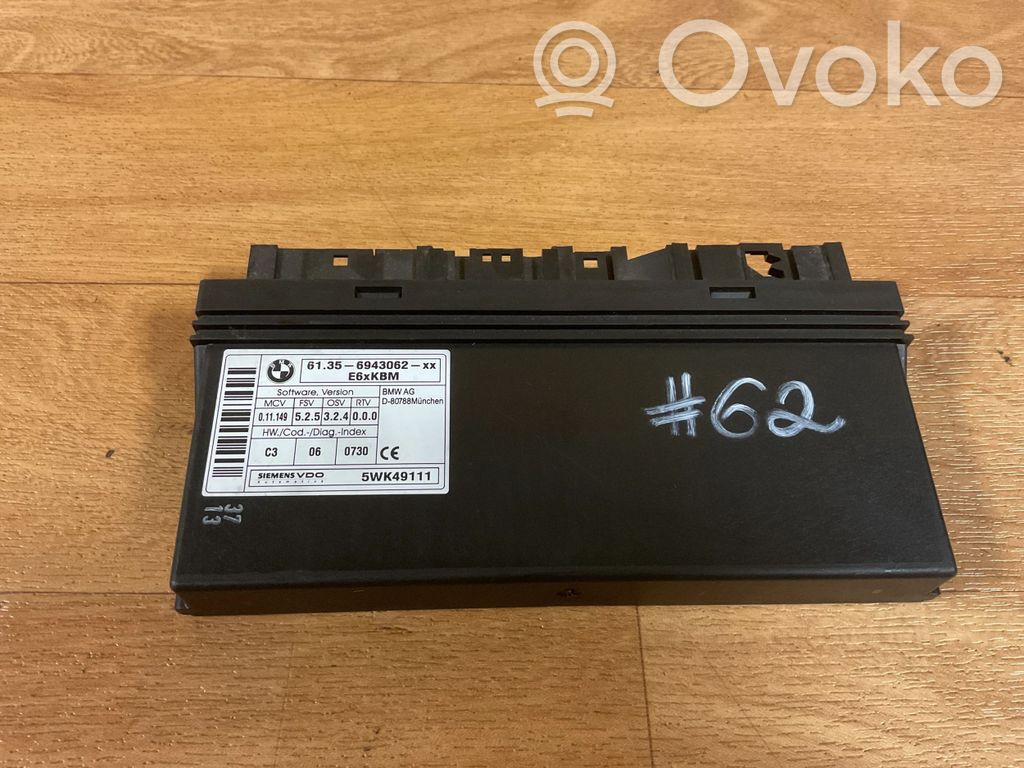 BMW 5 E60 E61 Komforta modulis 