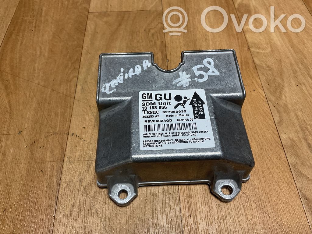 Opel Zafira B Centralina/modulo airbag 