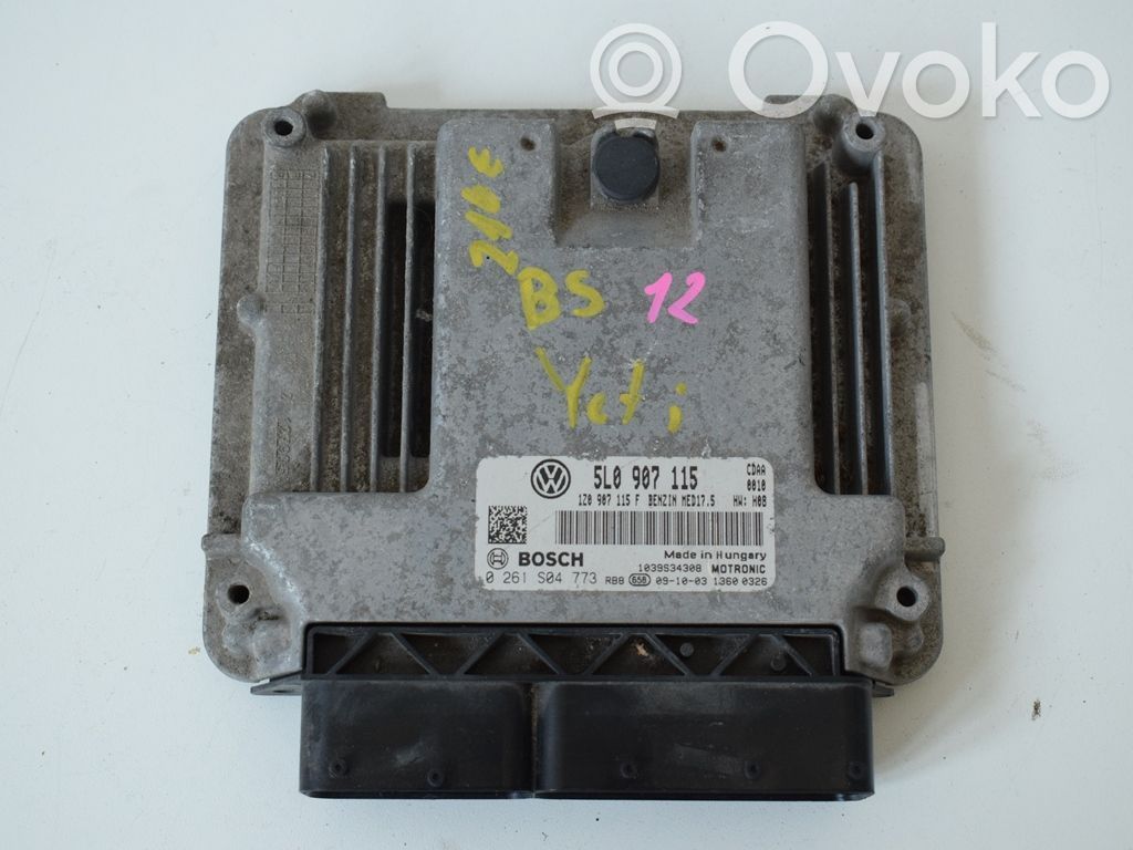Skoda Yeti (5L) Engine control unit/module ECU 