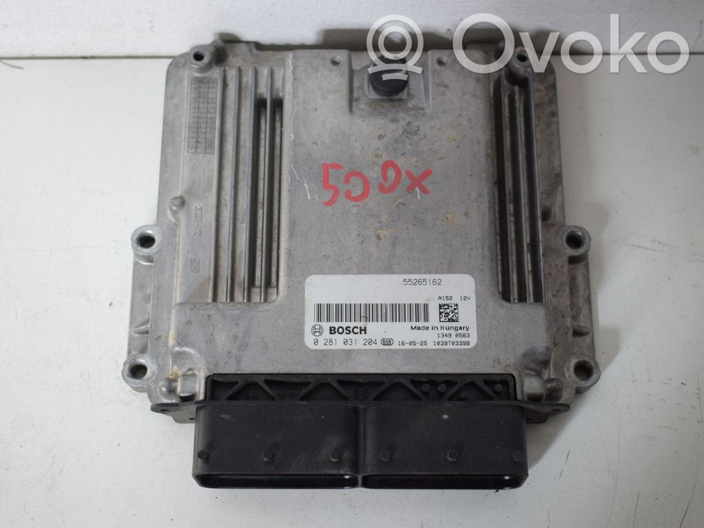 Engine control unit/module ECU   55265162,0281031204,1039T03398