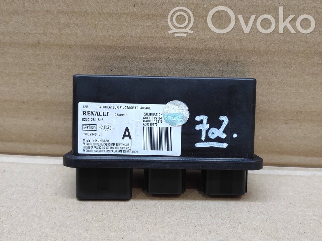 Sterownik / Moduł świateł LCM   8200261815,89009346,A00039170