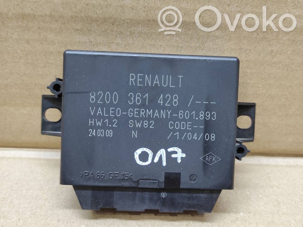Renault Espace IV Pysäköintitutkan (PCD) ohjainlaite/moduuli 
