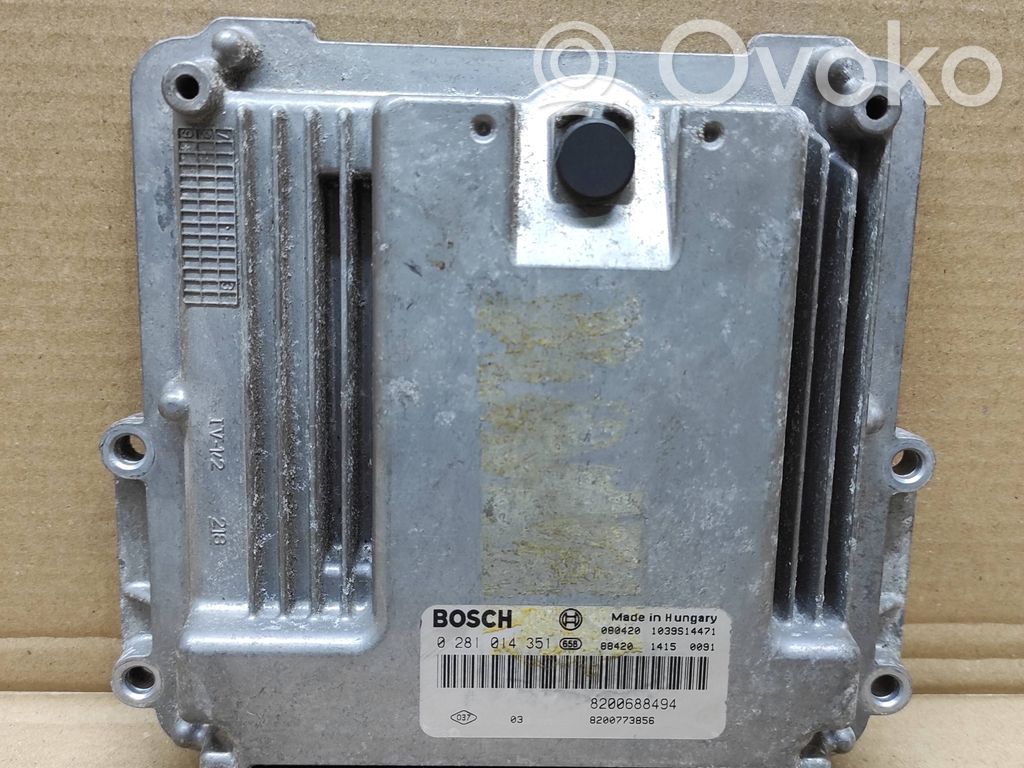 Renault Megane II Engine control unit/module 