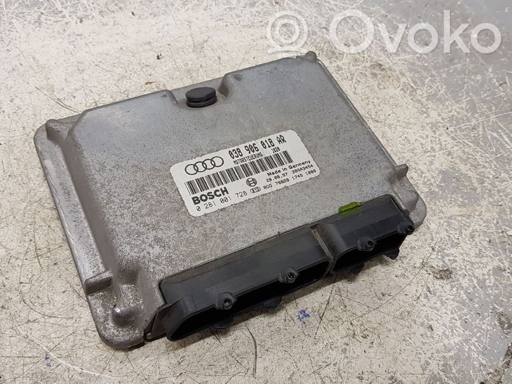 Engine control unit/module   038906018BB,0281001728