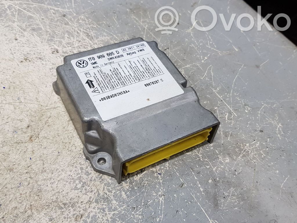 Volkswagen Touran I Unitate/modul de comandă airbaguri 