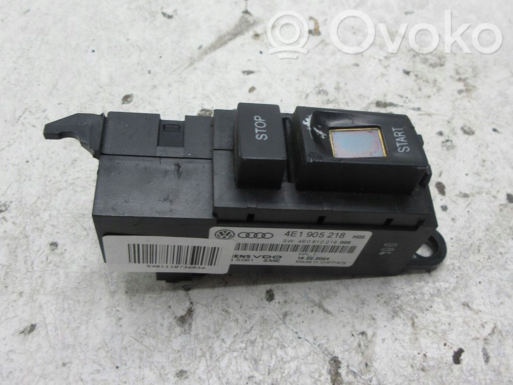 Interruptor de encendido/apagado del motor   4E1905218