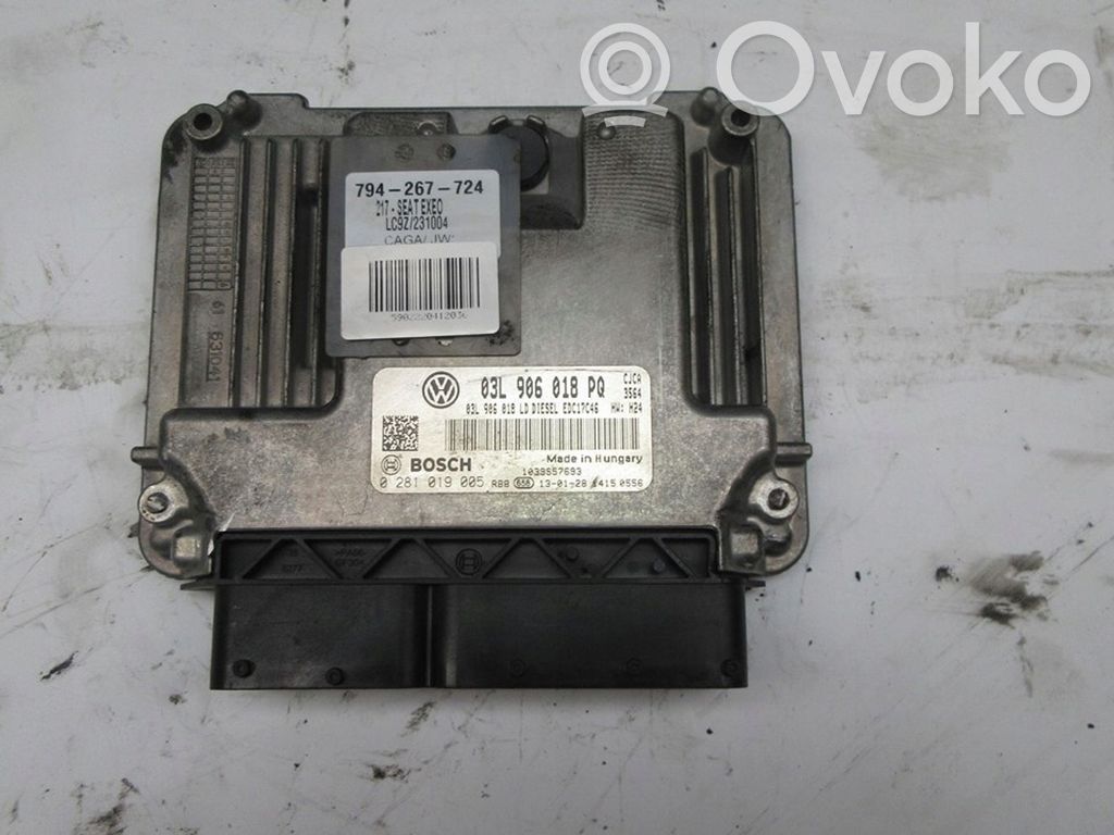 Seat Exeo (3R) Engine control unit/module 