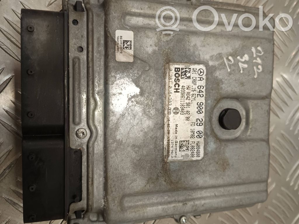 Mercedes-Benz E W212 Engine control unit/module 