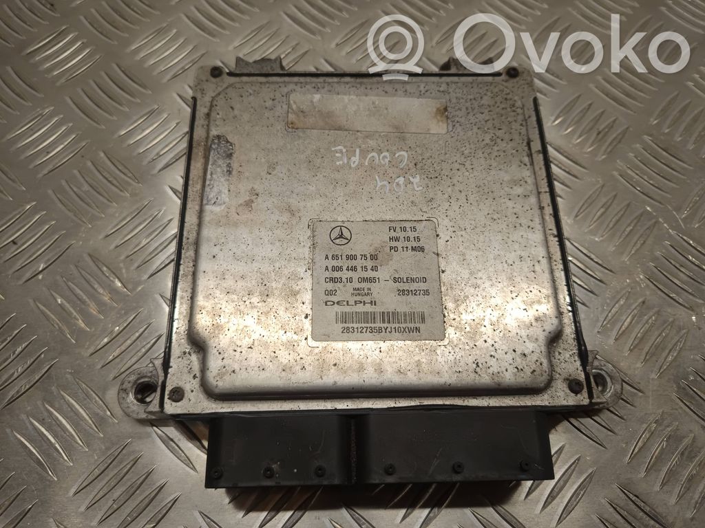 Engine control unit/module   A6519007500,A0064461540,28312735