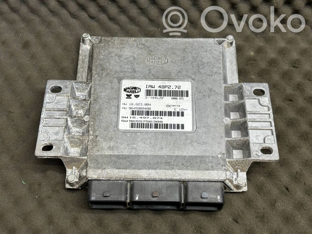 Sterownik / Moduł ECU   9655756380VV,9655756380,9645989480