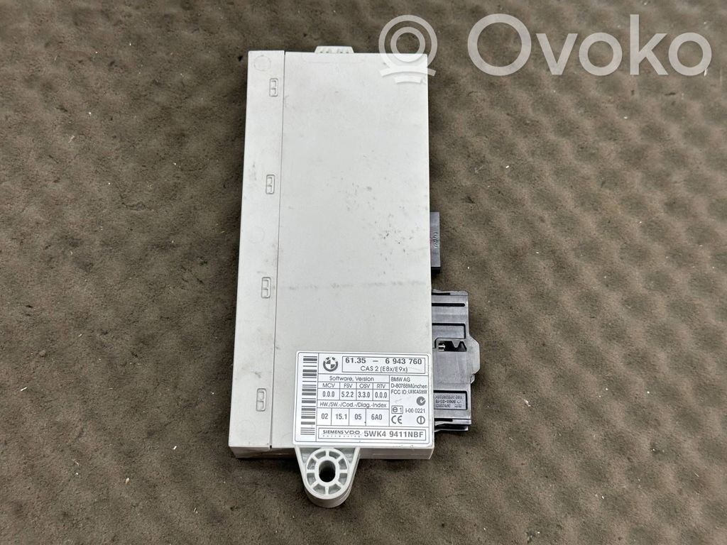BMW 1 E81 E87 Unité de contrôle module CAS 
