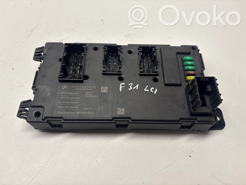 BMW 3 F30 F35 F31 Moduł / Sterownik komfortu 