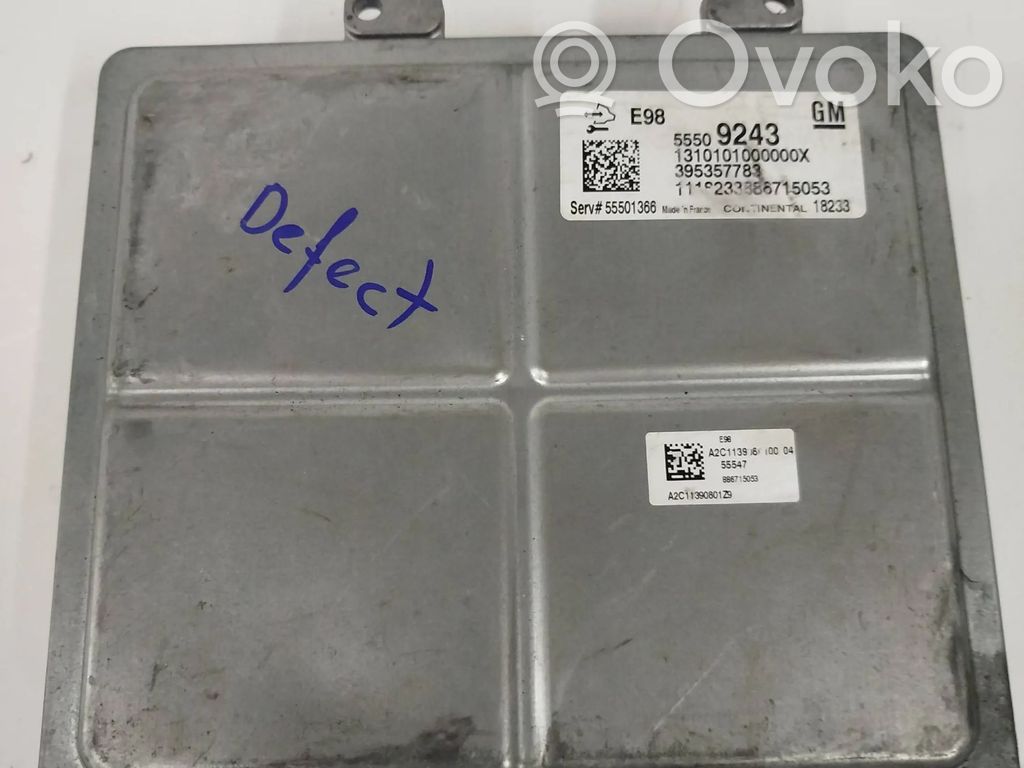 Opel Astra K Engine control unit/module 