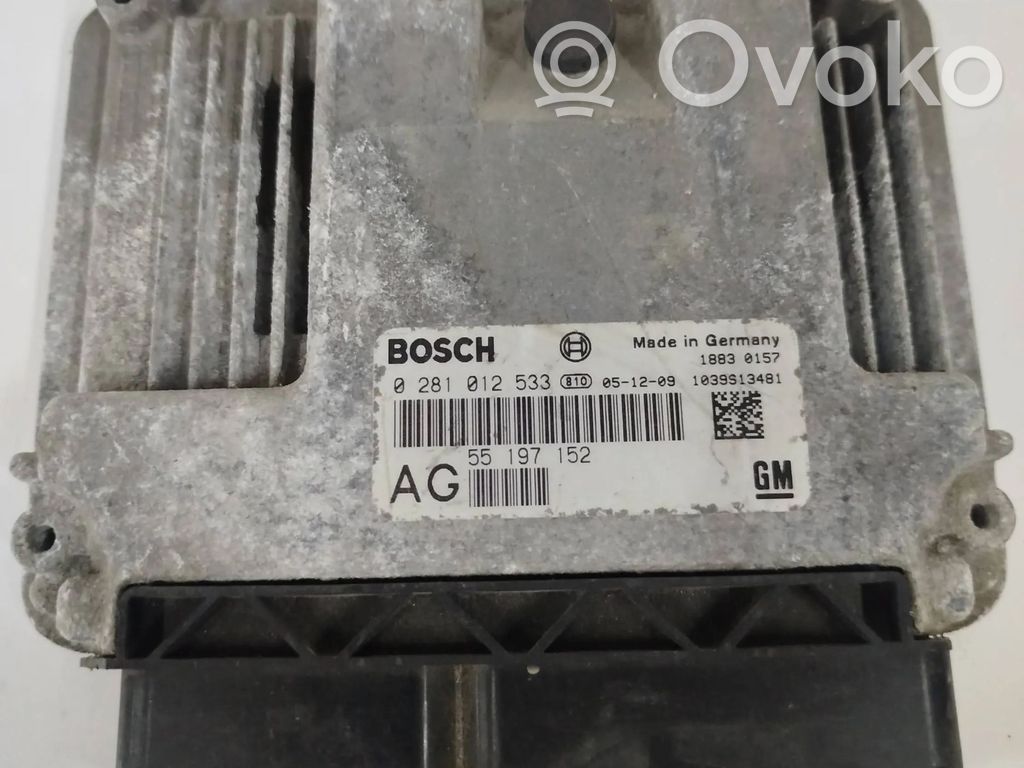 Opel Vectra C Engine control unit/module 