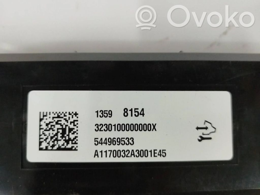 Opel Astra K Climate control unit 
